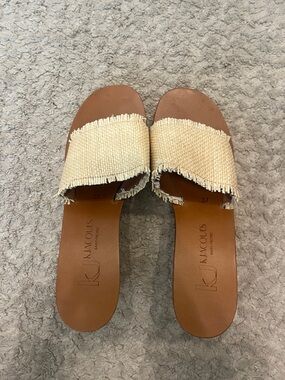 K.Jacques Kotos Rafia Clog